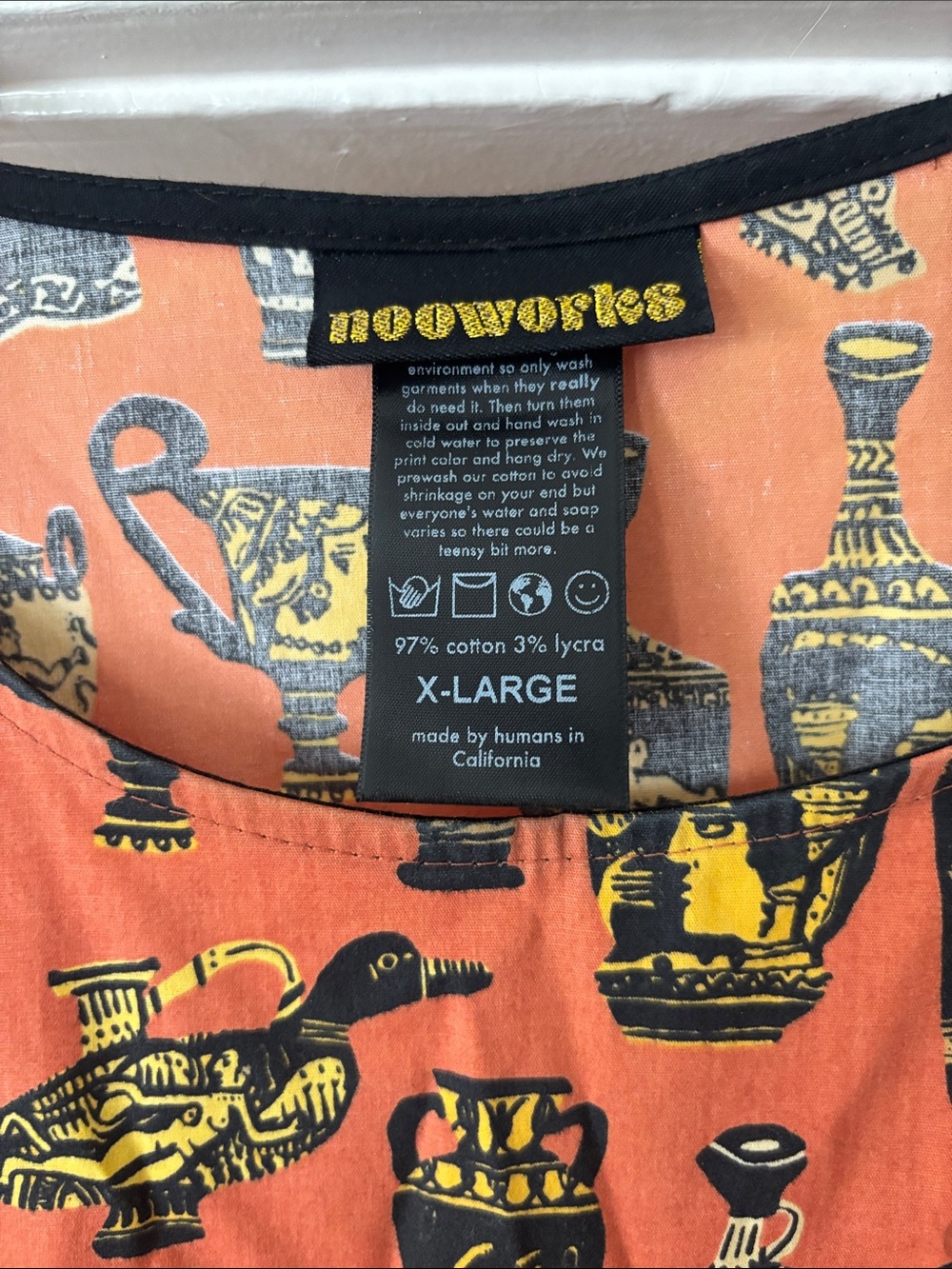 NOOWORKS Big Pocket Print Pocket Dress - Picture 2 of 3